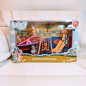 Bluey Deluxe Park Playset, brand new in box
